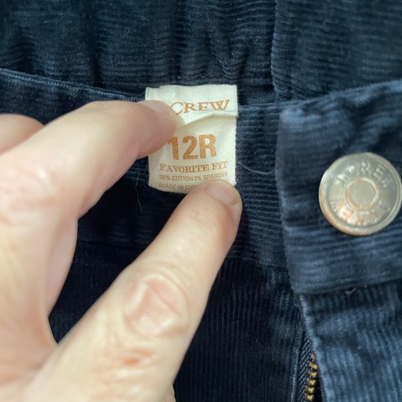 Jcrew favorite fit corduroy pants, see photos for measurements. Never worn. - Picture 1 of 3